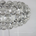 Lampadaire antique en cristal acrylique moderne